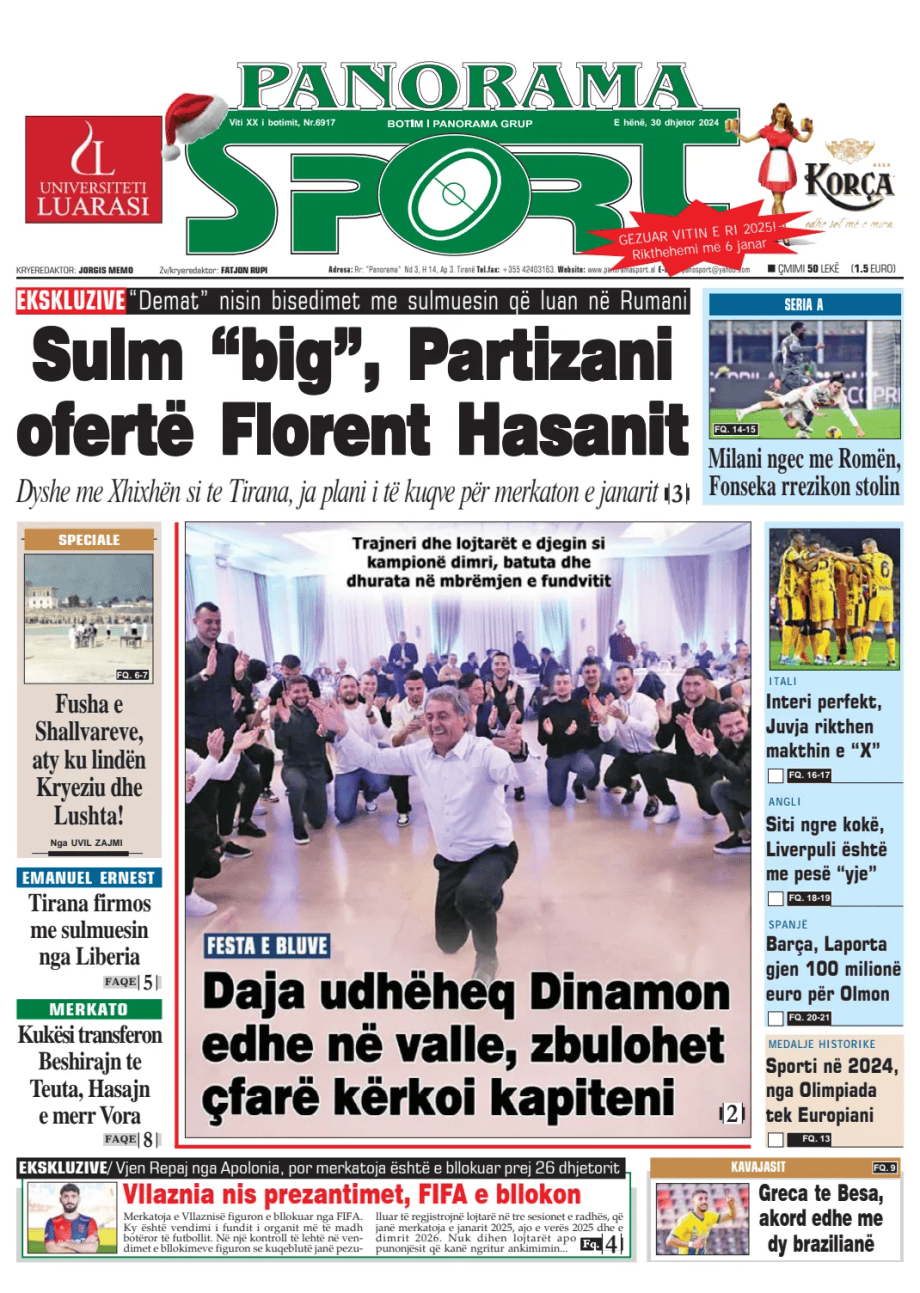 Prima-pagina-Panorama Sport-oggi-edizione-di-oggi-20241230